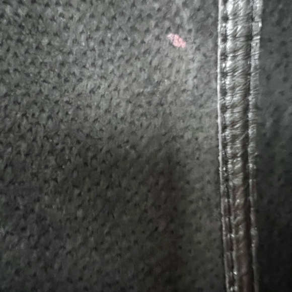 Rare Find!Vintage 70s Dark Mocha Brown Real Leather & Suede Belted Long Coat - Picture 7 of 9